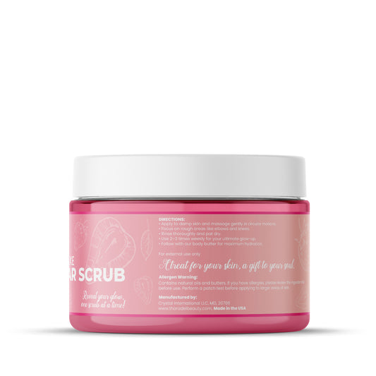 Tharadel Foaming Sugar Scrub – Strawberry Shortcake