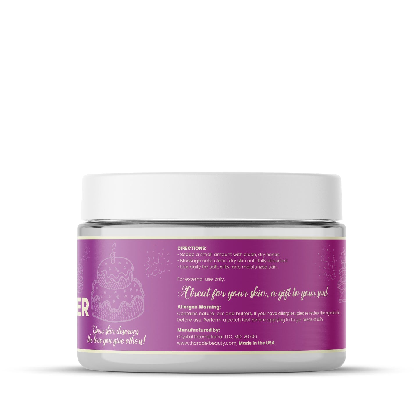 Tharadel Silky Smooth Birthday Frosting Body Butter