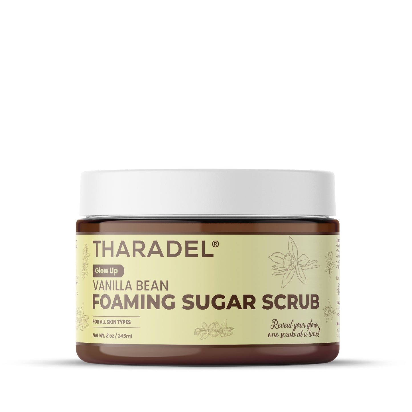 Tharadel Foaming Scrub – Warm Vanilla Scent